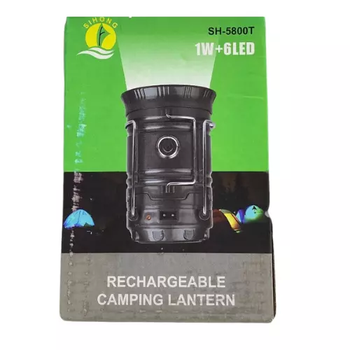 LUMINARIA LAMPIÃO RECARREGAVEL SOLAR