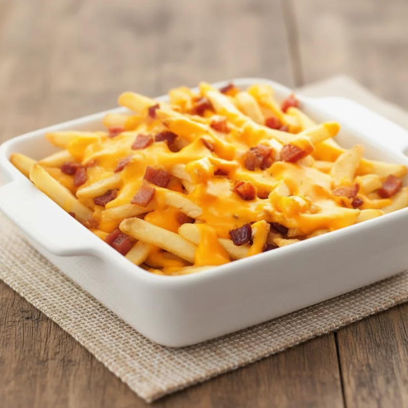 Batata com cheddar Bacon