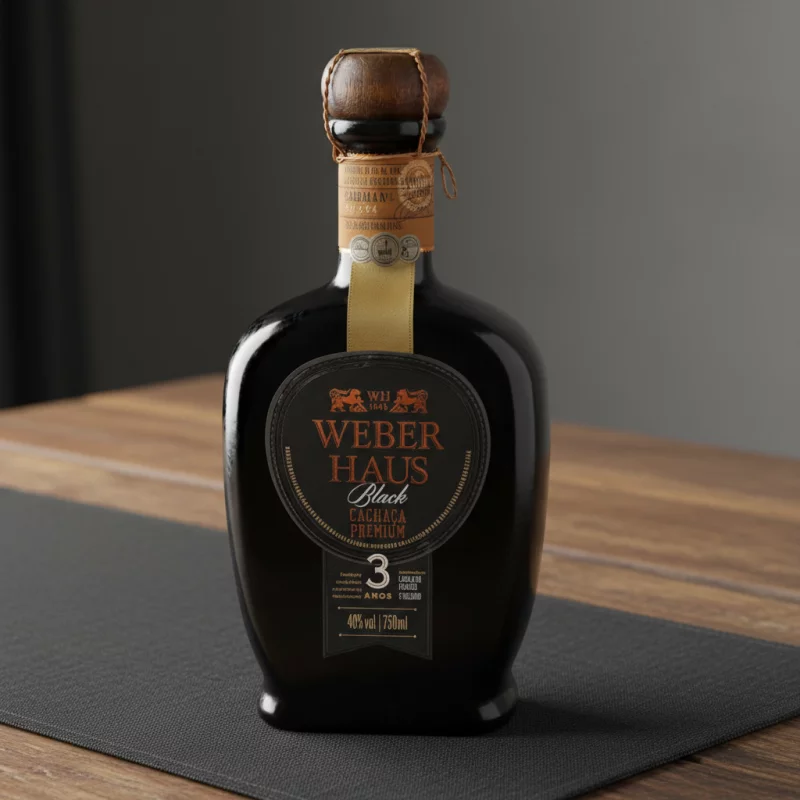 Cachaça Weber Haus Black 3 anos