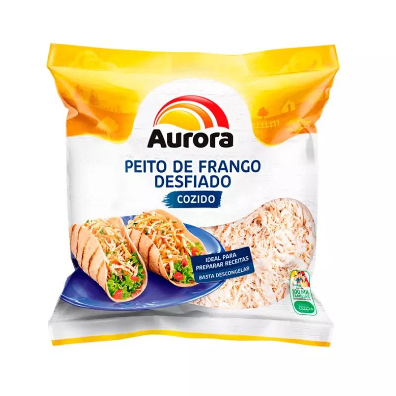 Frango Desfiado cong 360g Aurora