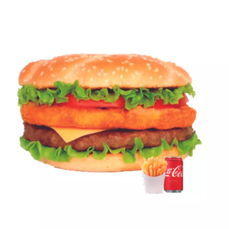 MENÚ HAMBURGUESA MIX.