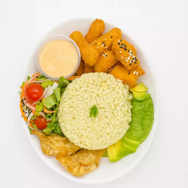 •Bowl Salmón Crispy