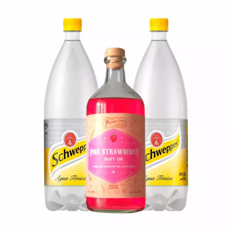 Combo Gin Pasaron Cosas Pink