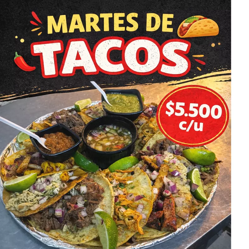 🌮💸 Martes de Tacos (solo martes)