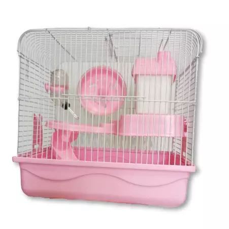 Jaula Hamster Rosado