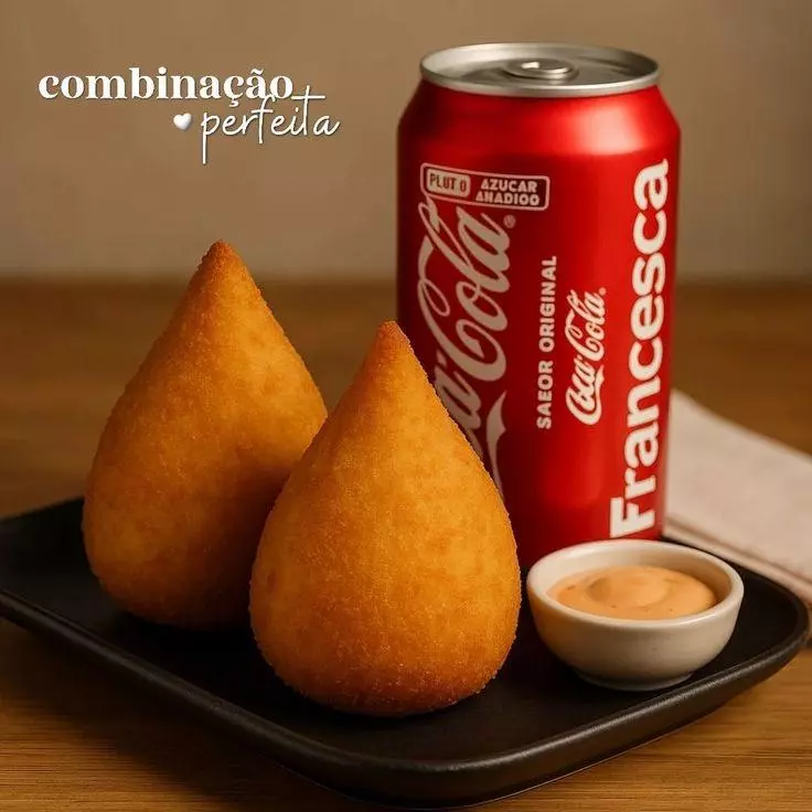 Menu Coxinha + Coca-Cola