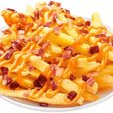 Fritas / chedder e bacon