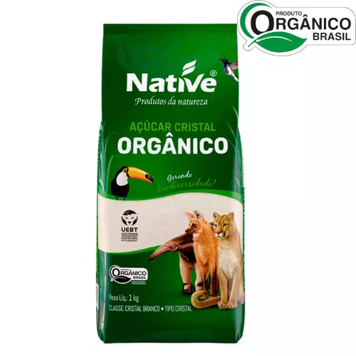 Açúcar Cristal Orgânico 1kg