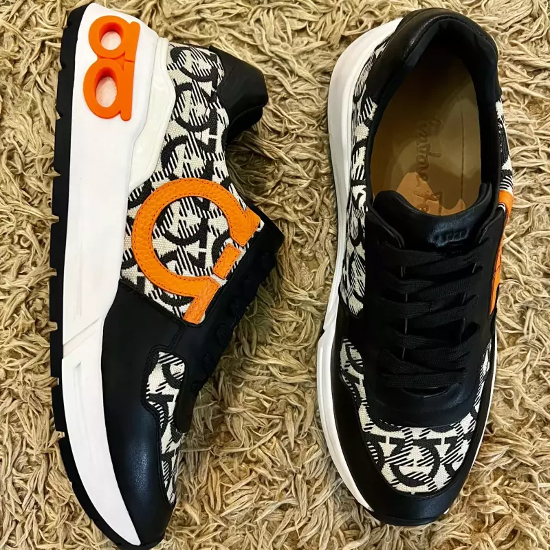 TENIS FERRAGAMO ORANGE