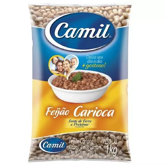 Feijão carioca tp1 Camil 1kg