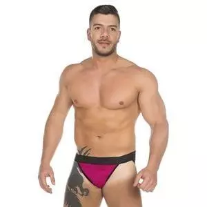 1109 - CUECA JOCK STRAPY PINK