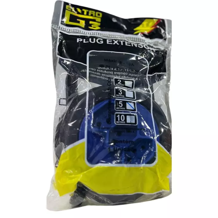 EXTENSÃO PLUG 10A ELETRO G3 5 METROS
