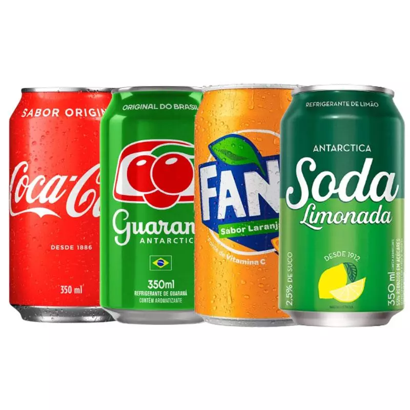 REFRIGERANTES LATA 350ML