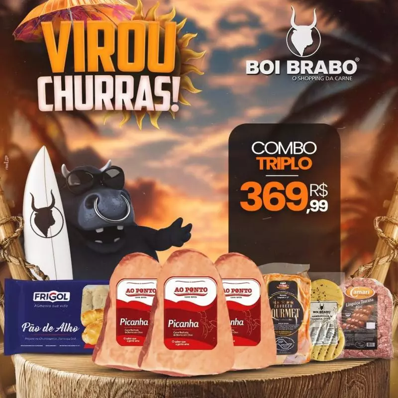 COMBO 3 PICANHAS AO PONTO