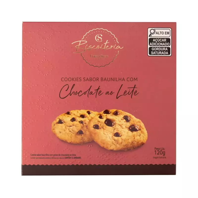 Cookies com Gotas ao Leite 120g