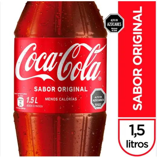 Coca-cola 1.5 desechable
