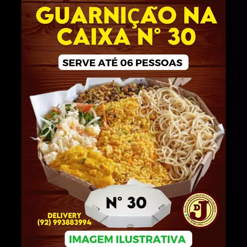 GUARNIÇÃO NA CAIXA Nº 30