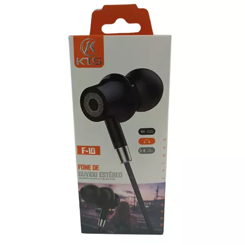 FONE DE OUVIDO KTS C/FIO F-10