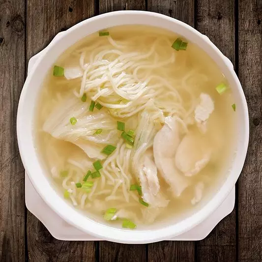 Sopa Wantan de Pollo