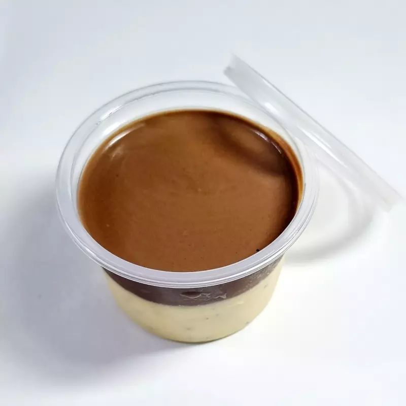 Mousse de Maracuja com chocolate