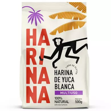 Harina de Yuca blanca 500g