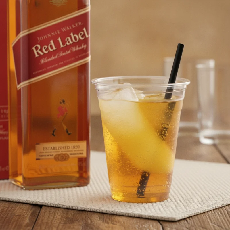 DOSE DE RED LABEL COM RED BULL