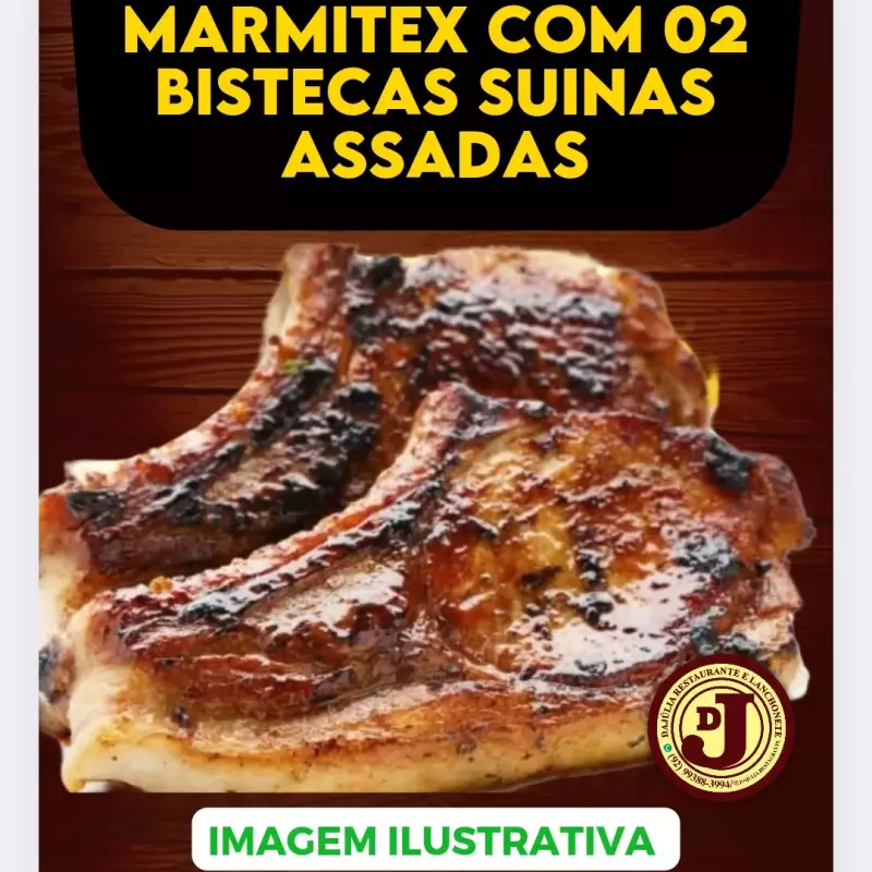 MARMITEX/02 BISTECAS SUINAS ASSADAS