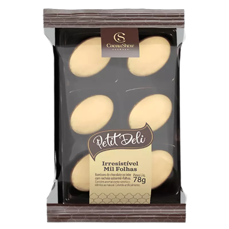 Petit deli oval mil folhas 78g