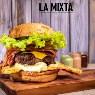 HAMBURGUESA MIXTA