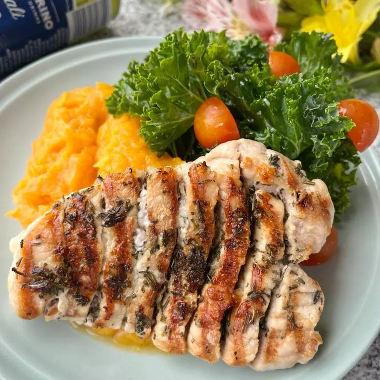 Chuleta de Cerdo a las finas hierbas