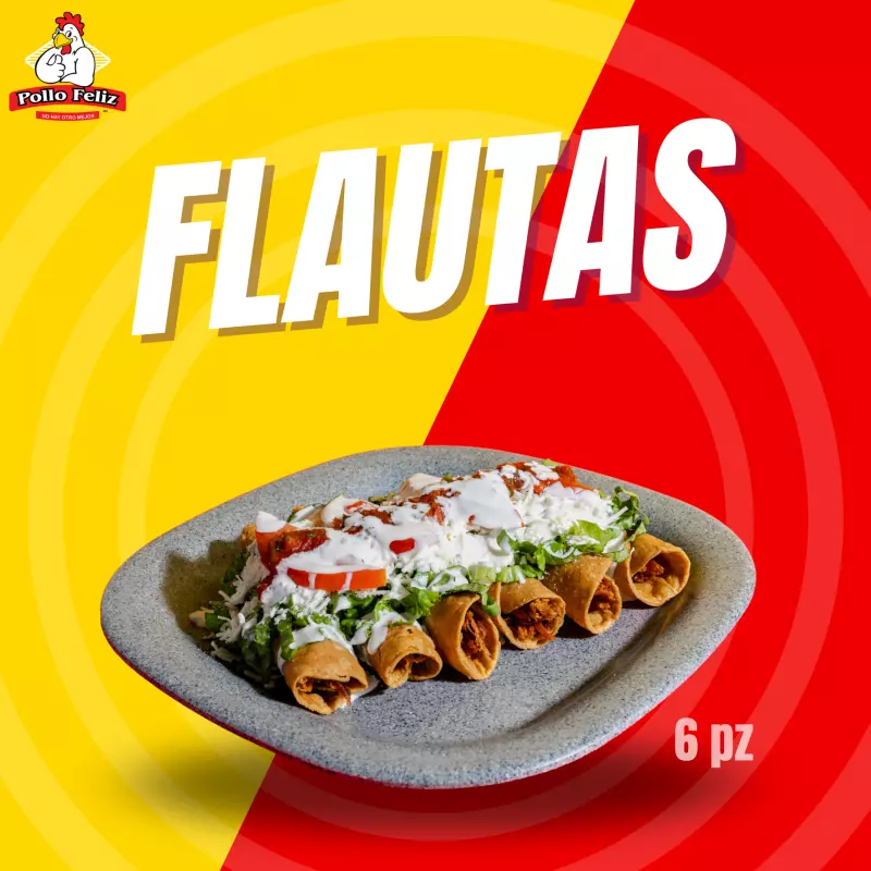 Orden de Flautas 6 pz
