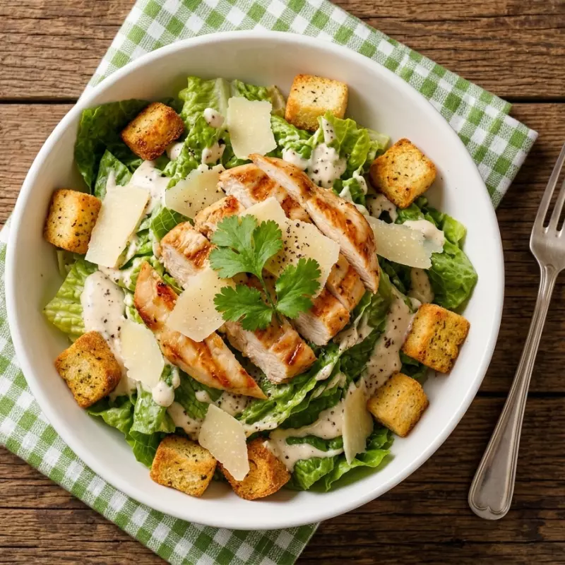 Ensalada Cesar con Pollo