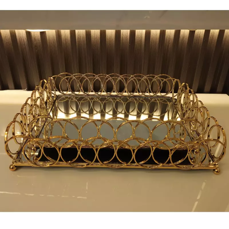 BANDEJAS CUADRADAS SET X 2 JX-386B