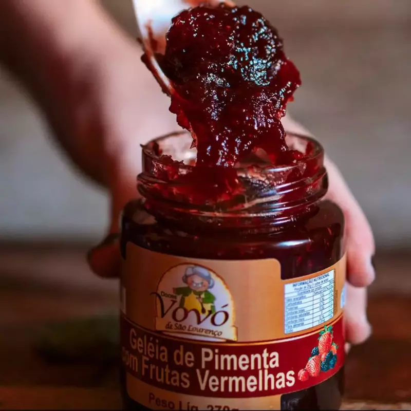 Geleia de Pimen. c/Frutas Vermelhas