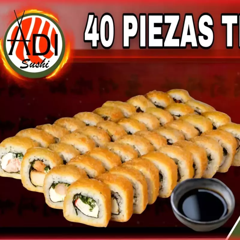 40 PIEZAS TEMPURA MIX
