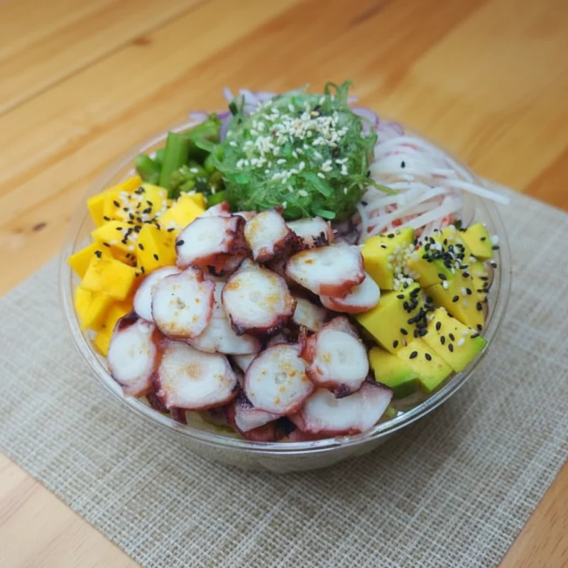 Poké Bowl Pulpo