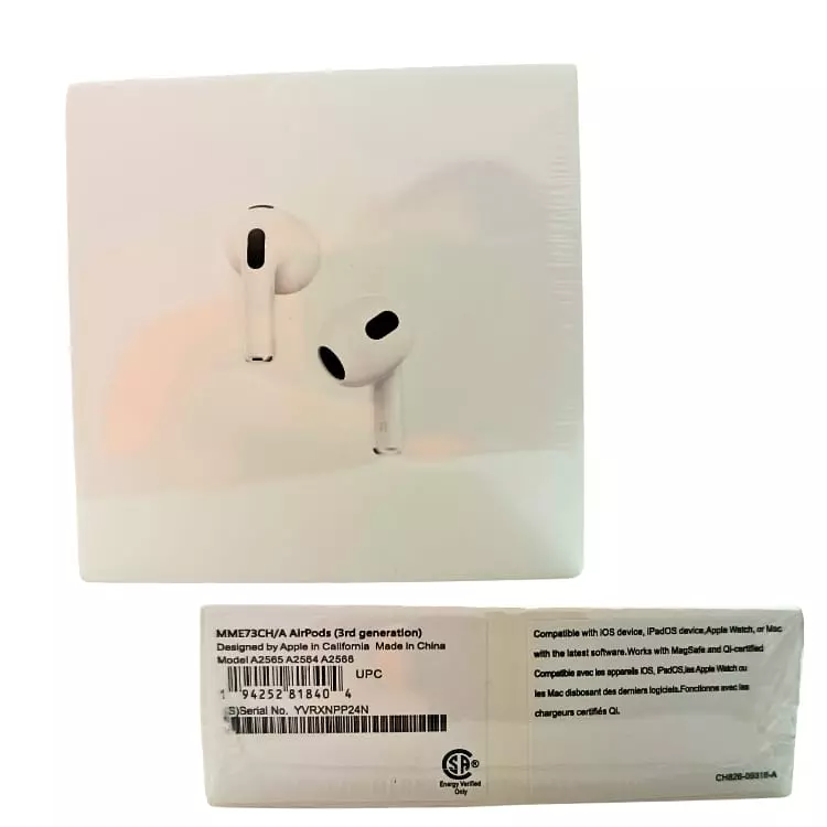 AIRPODS BLUETOOTH 3ºGEN MME73CH/A