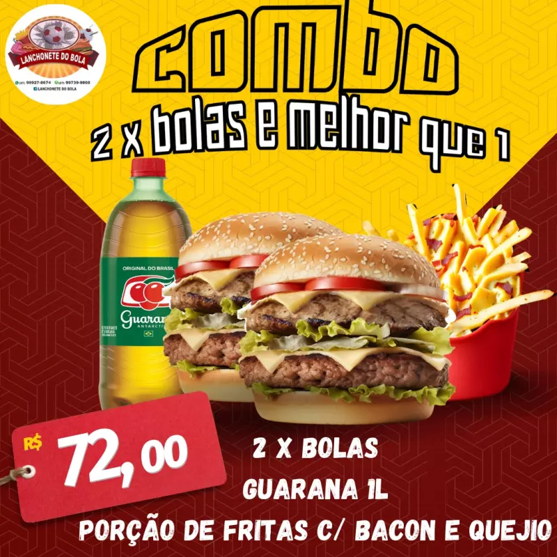 combo 2 x bolas e melhor que 1