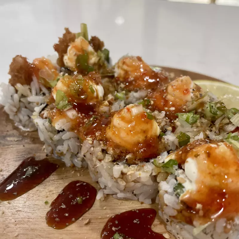 Uramaki Salmon Skin Deli