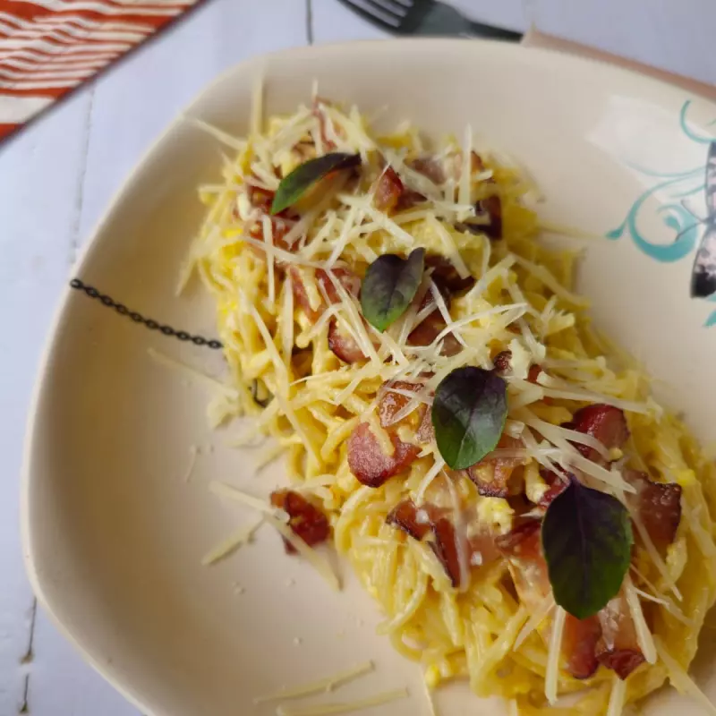 Espaguete a Carbonara