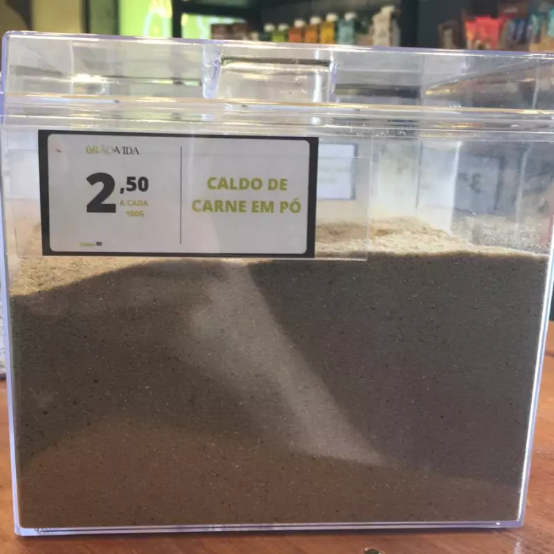 Caldo de carne em pó