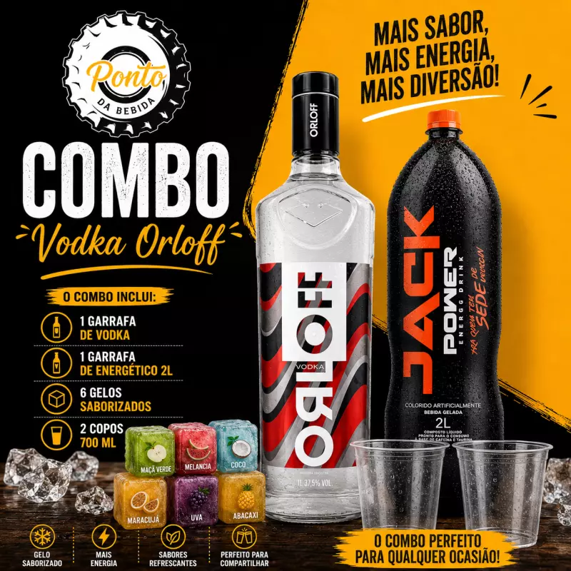 Combo - Vodka Orloff 1L