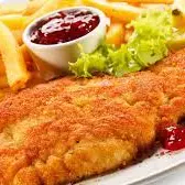 MILANESA CON PAPAS A LA FRANCESA