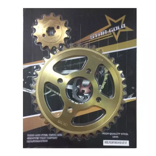 SET SPROCKET PULSAR180UG4H 38T14T OR
