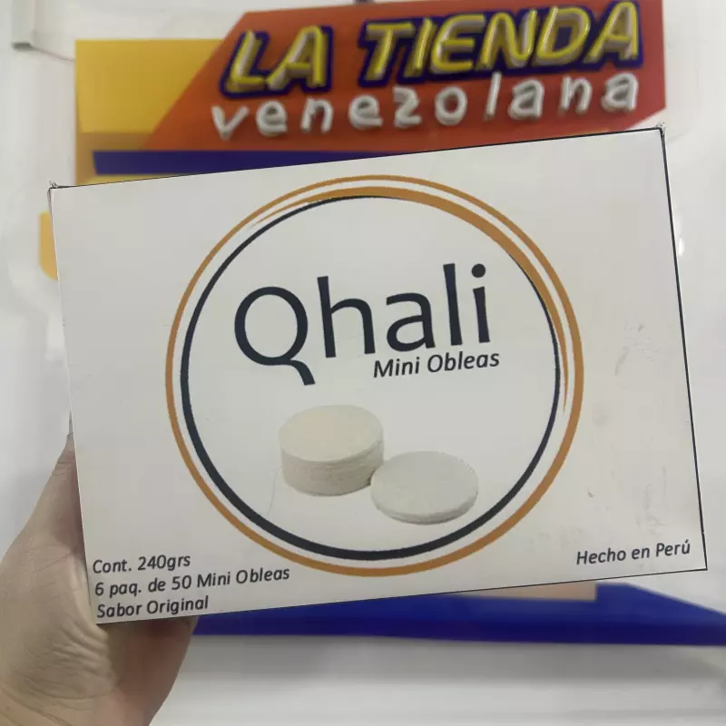 Mini obleas Qhali CAJA