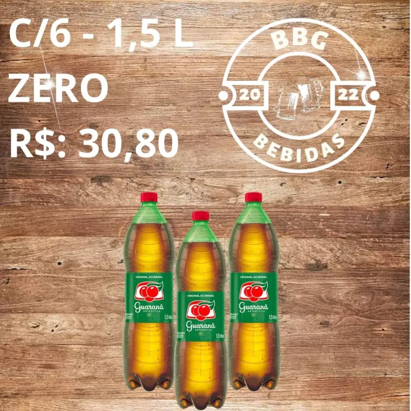 GUARANÁ ANTÁRCTICA 1,5L ZERO