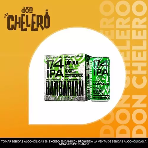 FOUR BARBARIAN 174 IPAx269 ML.LATA