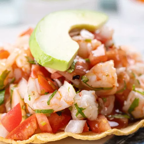 Tostadas Camaron 2 pzs