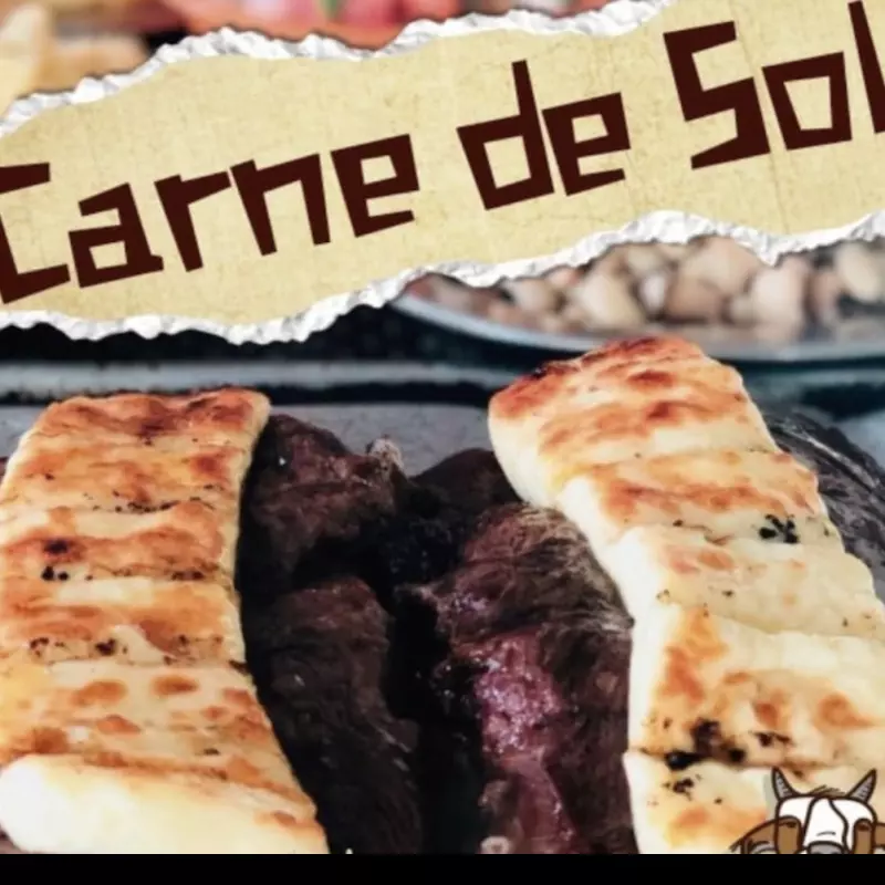 1/2 carne sol de bode refeição