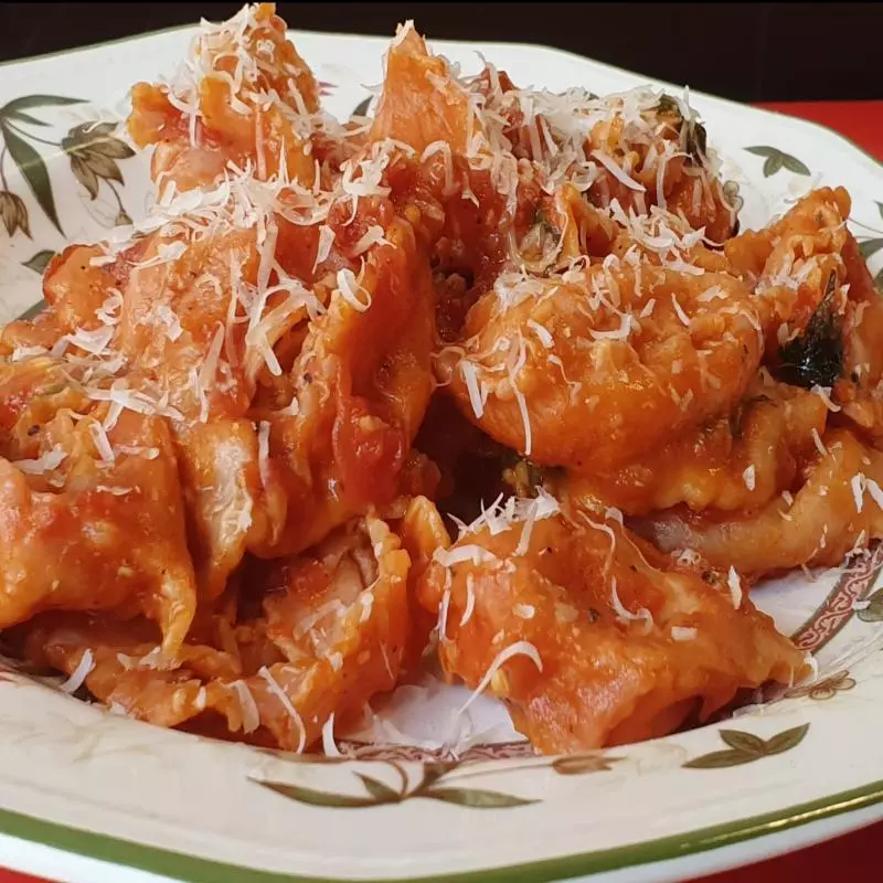 Raviolis 4 Quesos en Salsa Napoli
